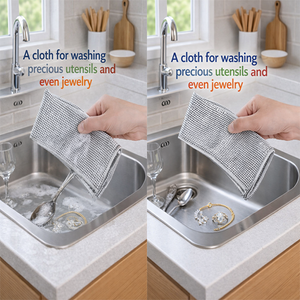 Steel Wire Rag Mesh Dishcloth Oil-free