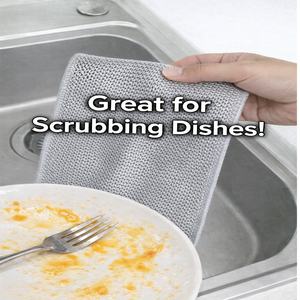 Steel Wire Rag Mesh Dishcloth Oil-free - webluara